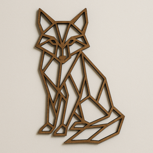 Geometric Fox Wall Art